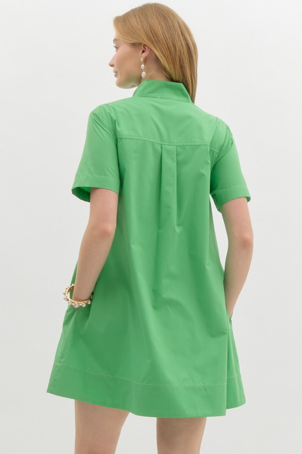 Pocket Full of Sunshine Dress in Green