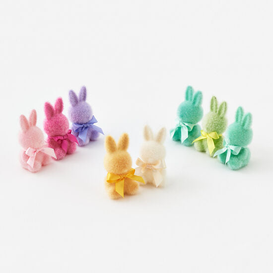 Flock Sitting Bunny, 3.75"