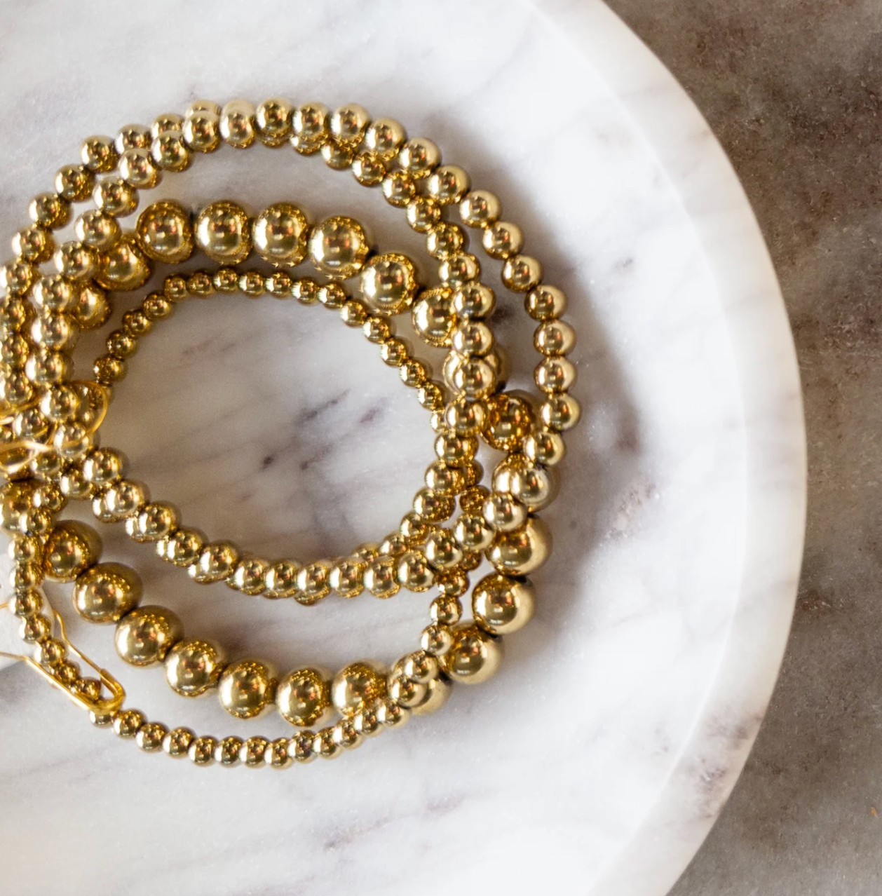 Classic Gold Ball Waterproof Bracelet