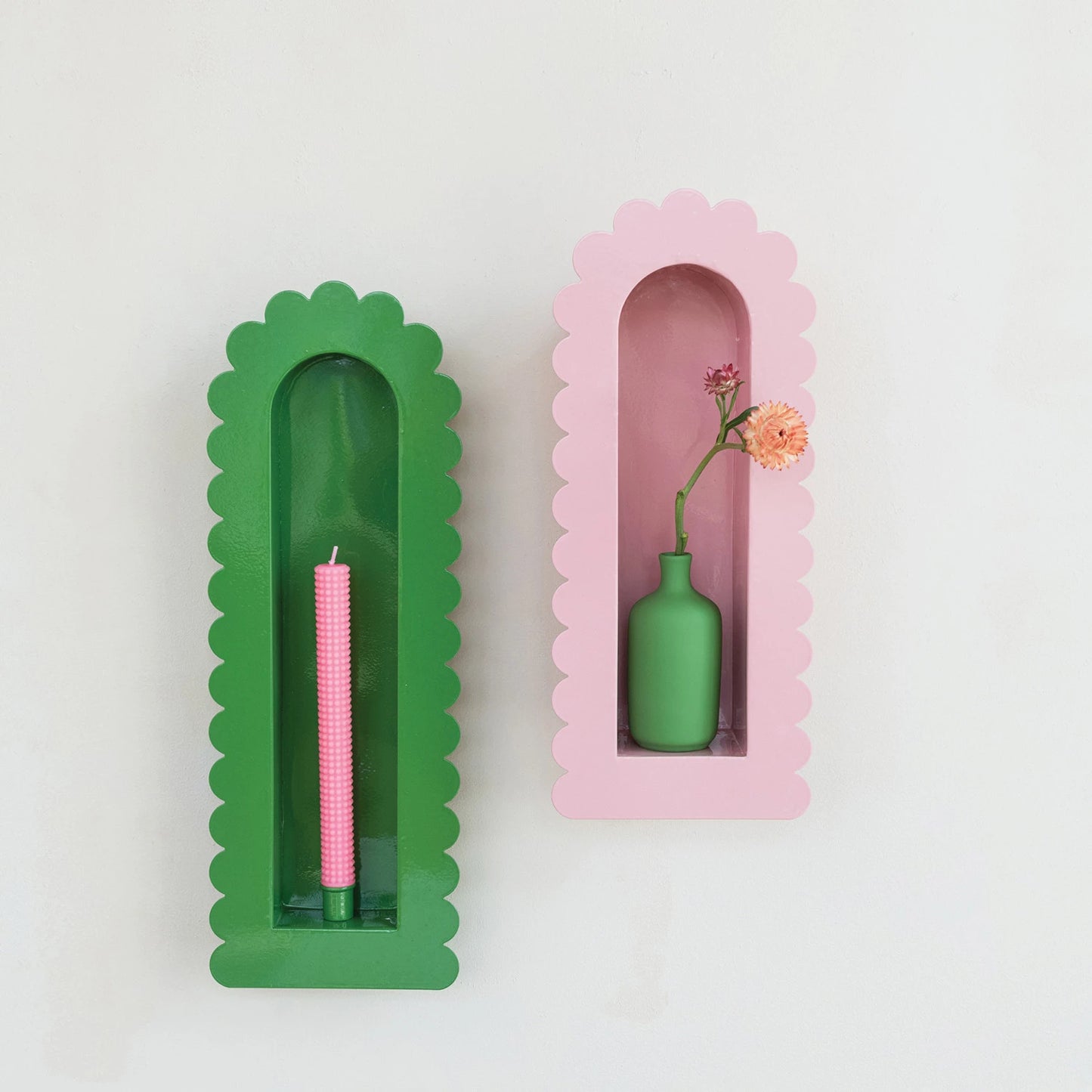 Scalloped Edge Wall Shelf