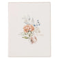KJV Note Taking Bible Faux Leather. White Floral