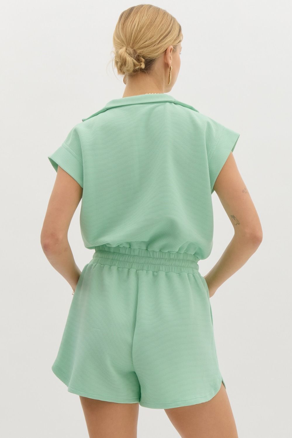 Ribbed Ritzy Romper