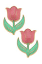 Fresh Tulip Stud Earrings