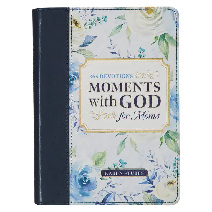 Devotional Moments with God for Mom's Faux Leather