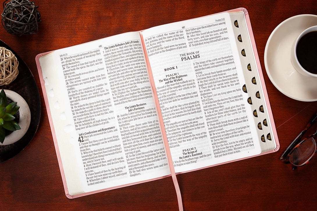 Kjv Bible - Giant Print Blush