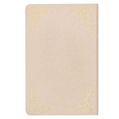 KJV Bible Deluxe Faux Leather Pearl Taupe