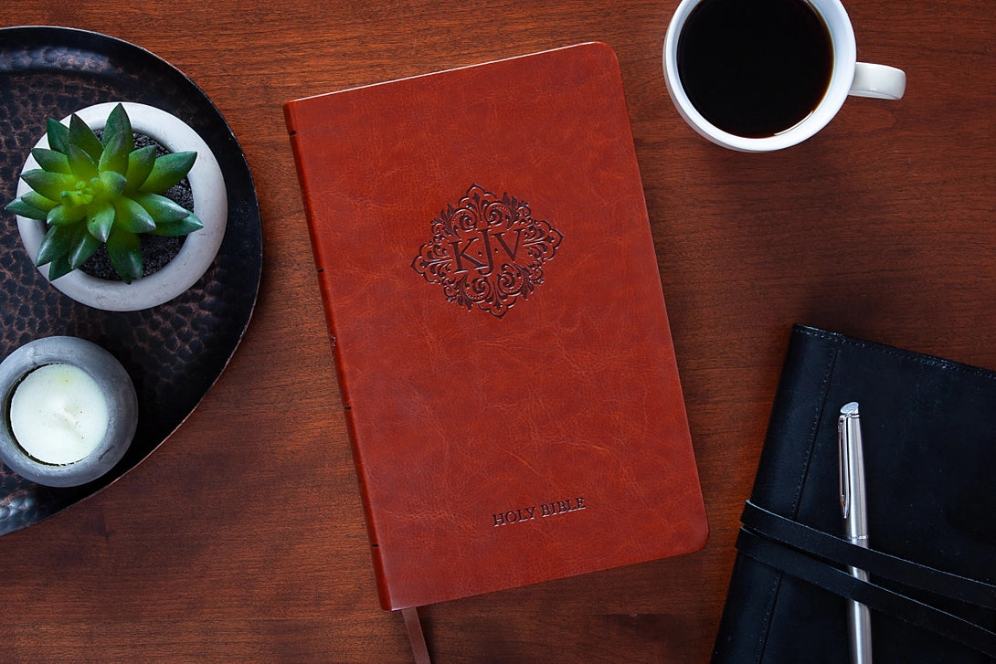 Kjv Bible - Standard Size - Caramel