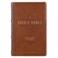 KJV Bible Giant Print Standard-Size Faux Leather, Saddle Tan