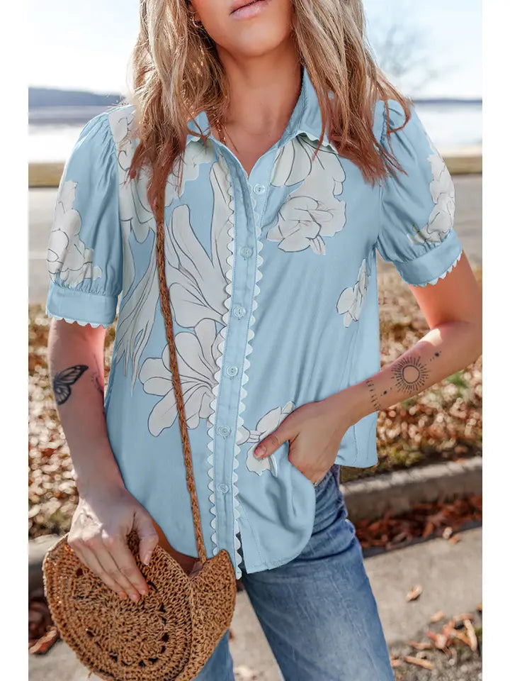Keep it Dreamy Top in Blue