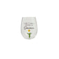 Flower Icon Glass/Daises