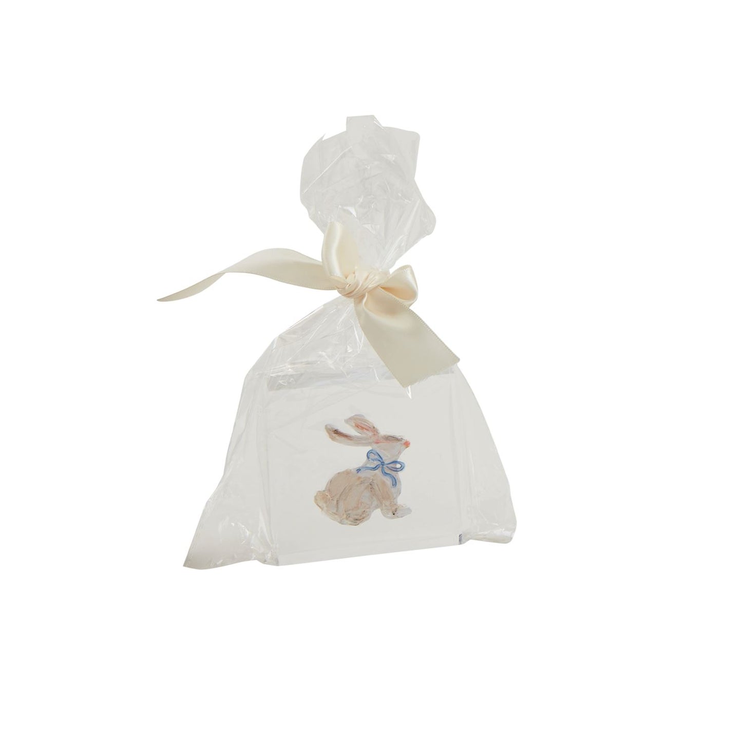 Spring Bow Bunny Block