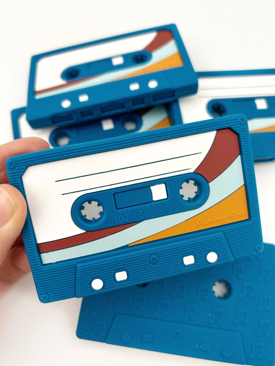 Cassette Tape Silicone Teether