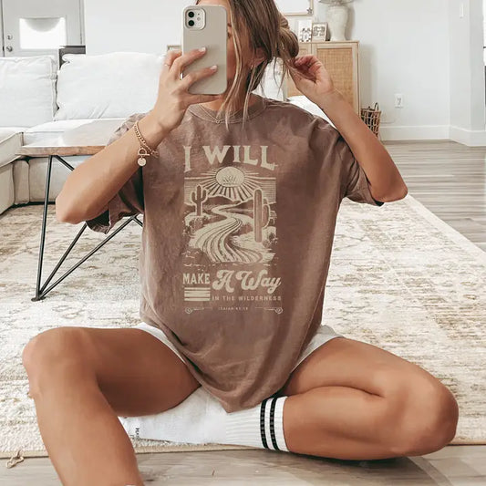 Christian Graphic Tee: I Will