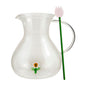 Glass Flower Icon Pitcher Set