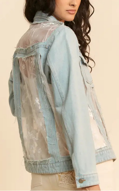Rock On Denim & Lace Jacket