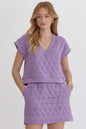 Lovely Lavender Quilted Top