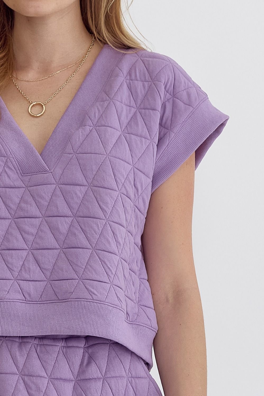 Lovely Lavender Quilted Top