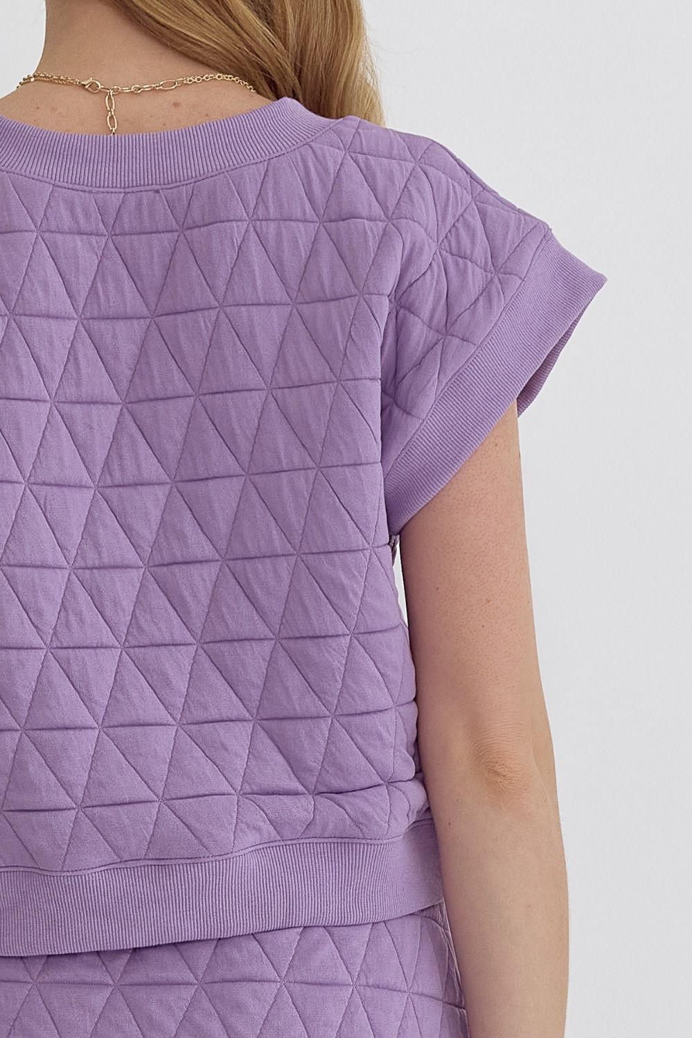 Lovely Lavender Quilted Top