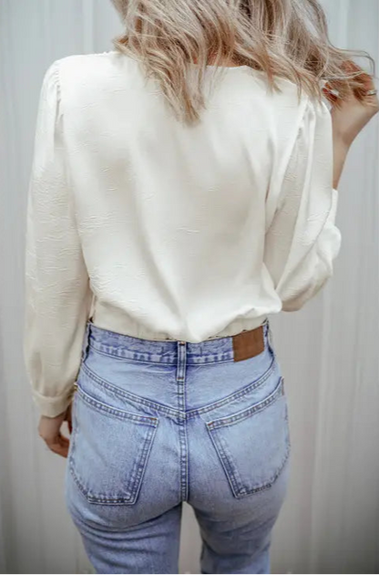 Let's Do The Twist Crop Blouse